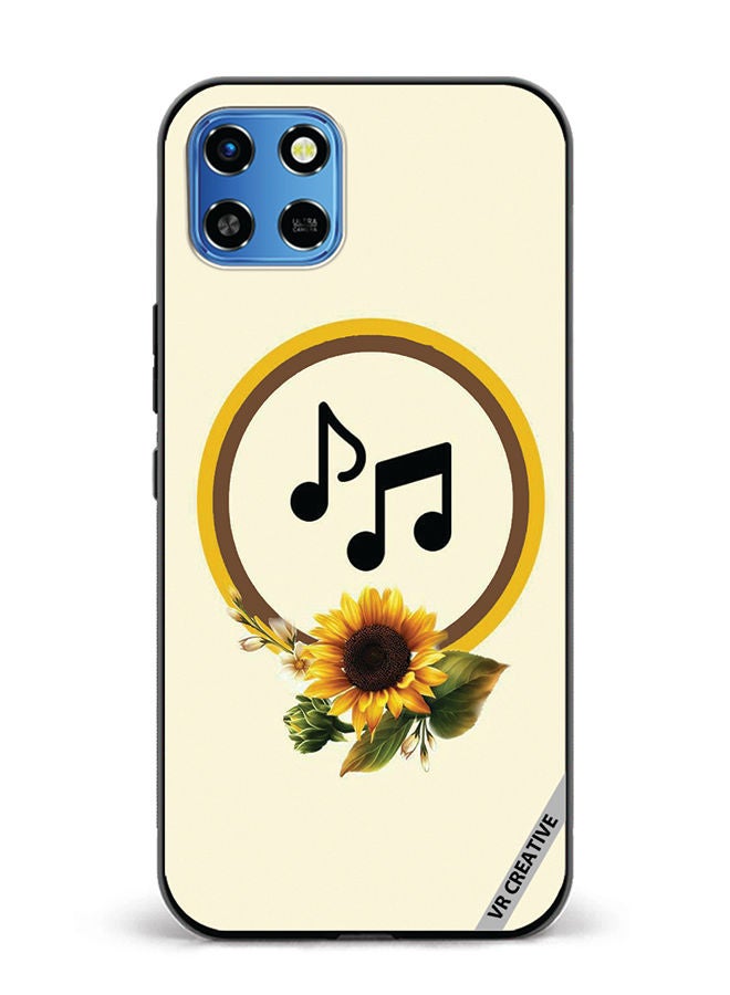 VR CREATIVE Protective Case Cover For Infinix Smart 6 HD Music Design Multicolour - Image 1