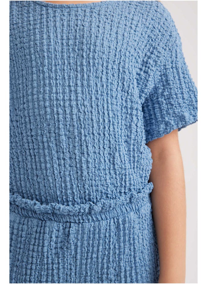DeFacto - Girl Regular Fit Short Sleeve Jump Suit - Image 1