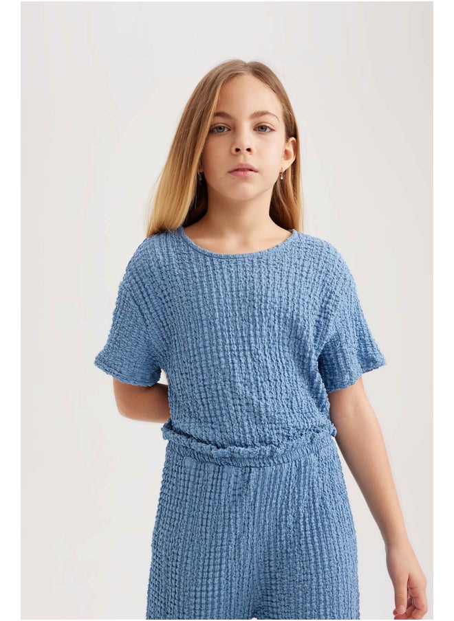 DeFacto - Girl Regular Fit Short Sleeve Jump Suit - Image 1