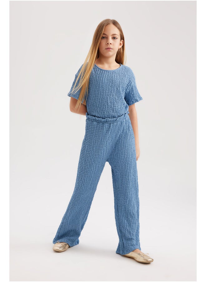 DeFacto - Girl Regular Fit Short Sleeve Jump Suit - Image 1