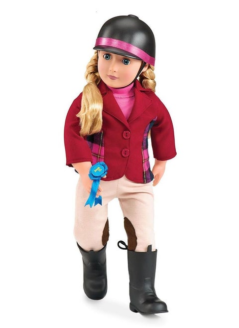 Lily Anna - Ride into imagination with this 18-inch equestrian doll