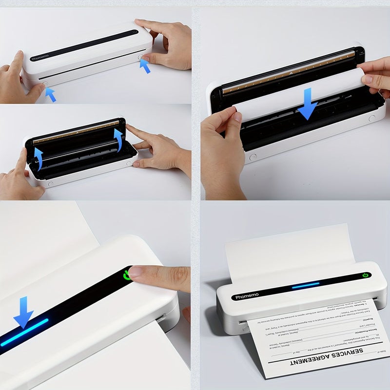 Phomemo M832 Portable Thermal Printer White Inkless for Phones Tablets Labels - Image 4