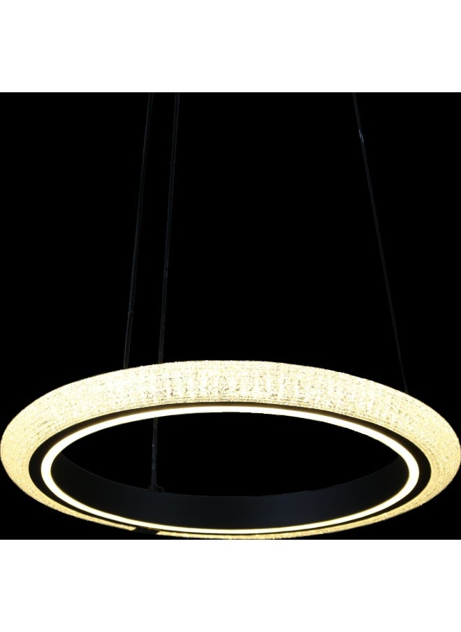 Hummer Modern black chandelier with lighting color, 3 lights, 48 ​​watts  - Image 2