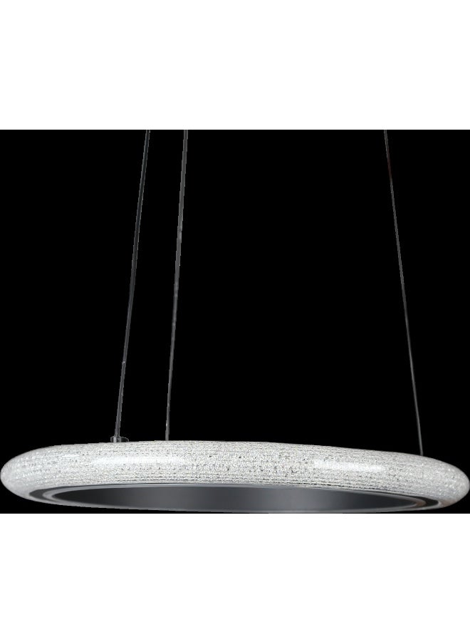 Hummer Modern black chandelier with lighting color, 3 lights, 48 ​​watts  - Image 1