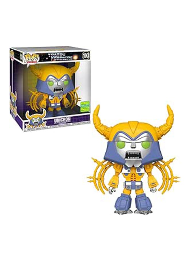 Funko لعبة مجسم شخصية ترانسفورمر يونيكرون من فنكو بوب Sdcc22 من الفينيل 