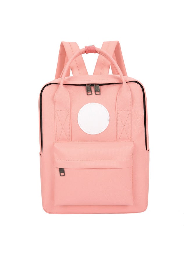 Primary School Student Schoolbag Custom Printing LOGO Kindergarten Children's Schoolbag Training Class Advertising Raw Materials Portable Schoolbag-Color:Yellow-Dimensions:Trumpet 32*24*9  - Image 2