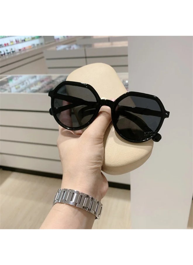 Generic - Fashion Sunglasses Women Brand Vintage Travel Sun Glasses Female Eyewear Anti-Glare Driving Sun Glasses Gafas De Sol Hombre-Lenses Color:B02 1PC beige-Ships From:CHINA - Image 1