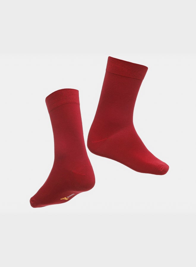 Kheyoot Burgundy Bundle Set Of 3 Socks - Image 4