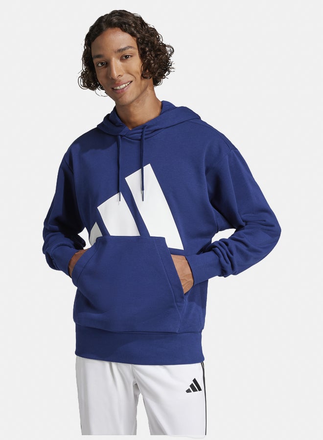 Adidas essentials big logo french terry men's hooded sweatshirt  - Image 1