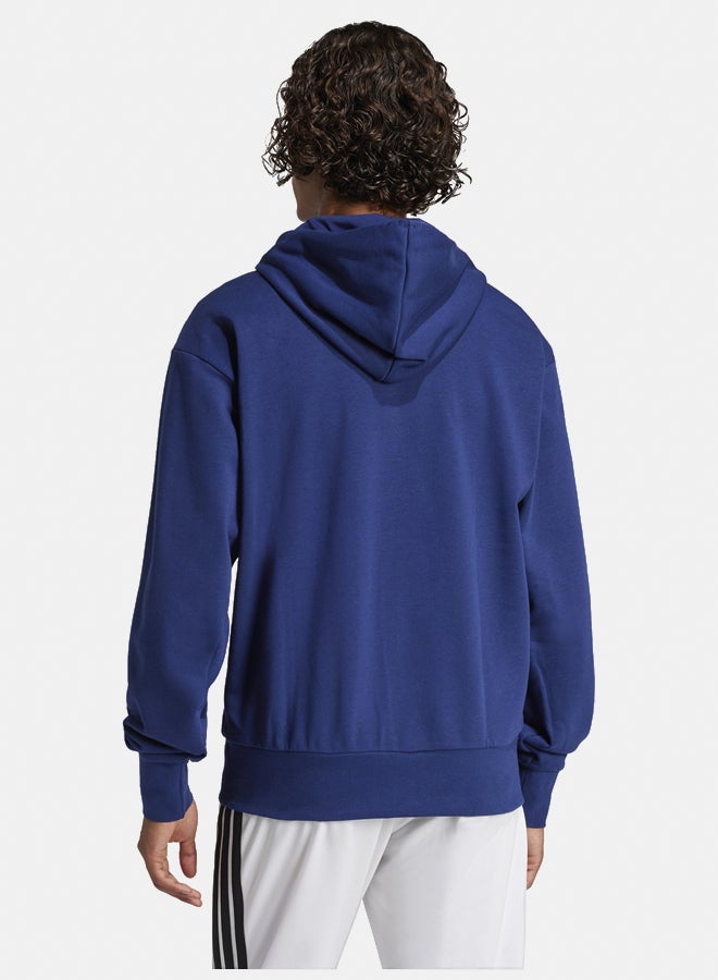 Adidas essentials big logo french terry men's hooded sweatshirt  - Image 4