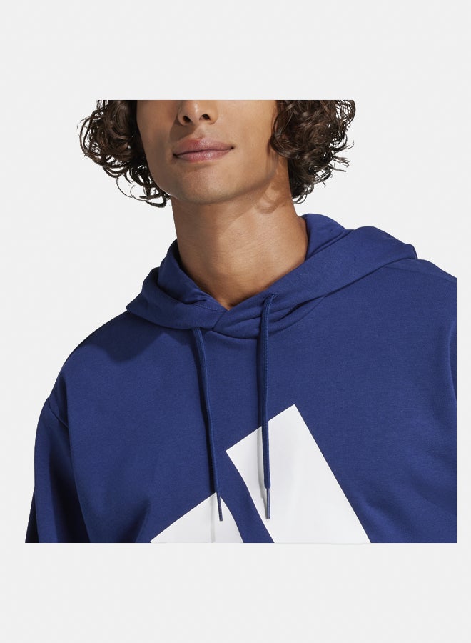 Adidas essentials big logo french terry men's hooded sweatshirt  - Image 3