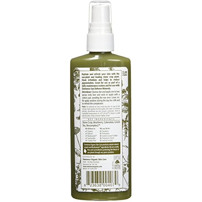 Eminence Organic Skincare Stone Crop Hydrating Mist, 4.2 Ounce - Image 2