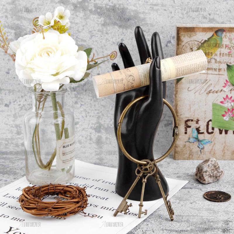 AUEAR, Female Mannequin Hand Display for Jewelry Holder Bracelet Necklace Ring Stand (Black, 8.66"x2.95", 2 Pack) - Image 5