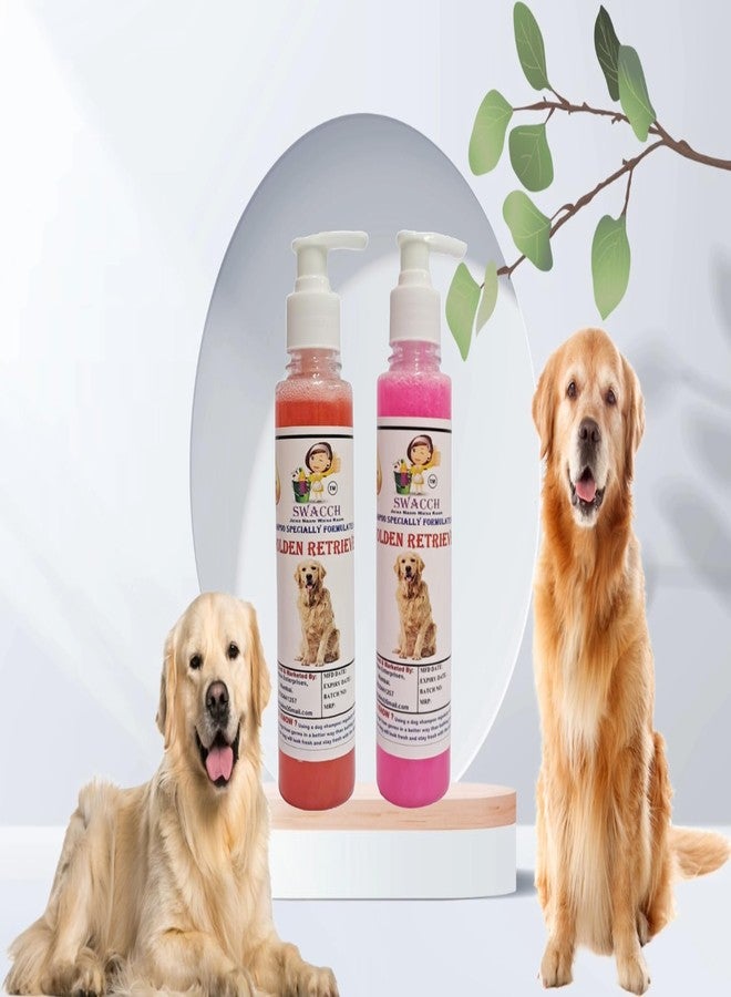 SWACCH Premium Shampoo for Golden Retriever (200ML) (Combo Pack of 2) Jasmine & Rose - Image 3