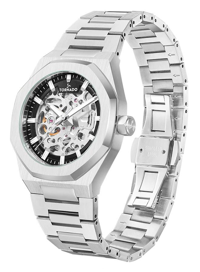 تورنيدو ساعة رجالية أوتوماتيكية من الفولاذ المقاوم للصدأ - - Image 2