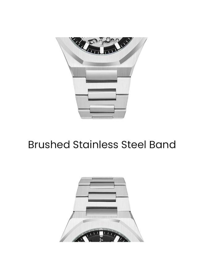 تورنيدو ساعة رجالية أوتوماتيكية من الفولاذ المقاوم للصدأ - - Image 5