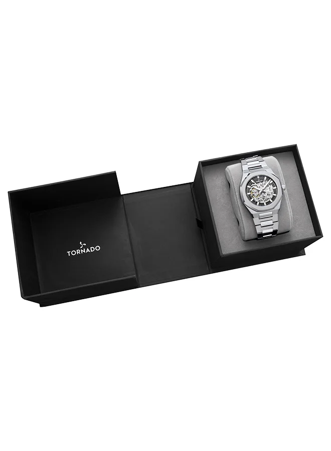 TORNADO Men's Stainless Steel Automatic Watch T24303-SBSB - 41.0X51.0 mm