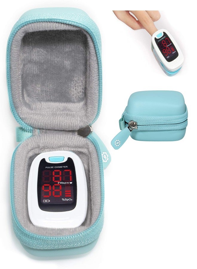 WGear Fingertip Pulse Oximeter Case for Zacurate Pro 500DL, 500BL, Childrend; Facelake FL400 t. FL350, CMS500DA; mibest; ANKOVO, Santamedical, Innovo Deluxe, Santamedical, ANKOVO, CONTEC, Metene (CASE ONLY) - Image 1