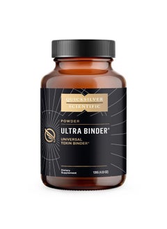 Ultra Binder Powder - Multi Toxin Binder with Bentonite Clay Powder, Zeolite Detox & Charcoal - Supplement for Gut Support & The Body's Toxin Removal Process (120g)