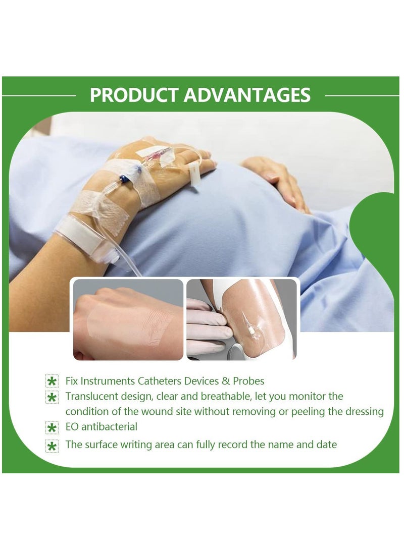 KASTWAVE Transparent Film Dressing Essentials Picture Frame Style with Label Waterproof Wound Bandage Shower Waterproof Patch Adhesive Patches Shower Aftercare Bandage - Image 3