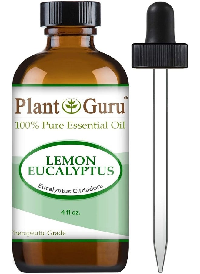 Plant Guru - Plant Guru Lemon Eucalyptus Essential Oil 4 oz 100% Pure Undiluted Therapeutic Grade - Image 1