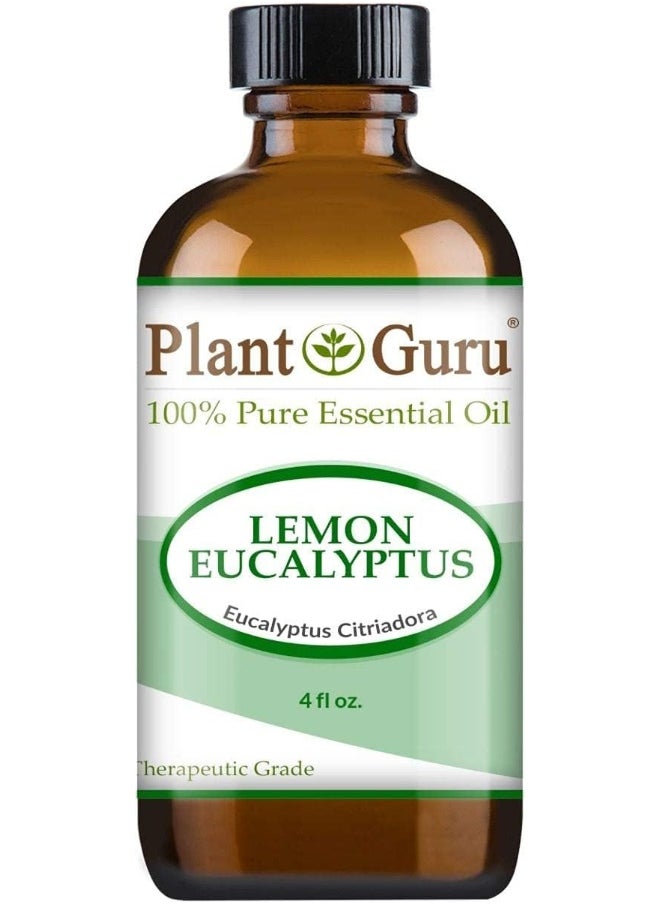 Plant Guru - Plant Guru Lemon Eucalyptus Essential Oil 4 oz 100% Pure Undiluted Therapeutic Grade - Image 1