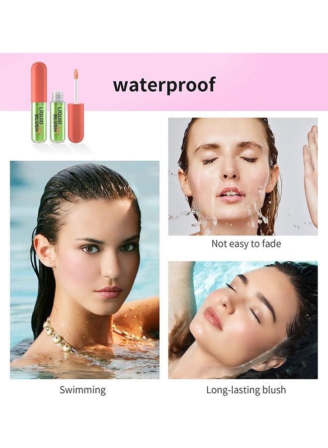 HelloKiss 1PCS Color Changing Blush Oil, Moisturizing Blusher For Cheeks And Lips Balm, Create Natural And Vibrant Makeup 03  - Image 4