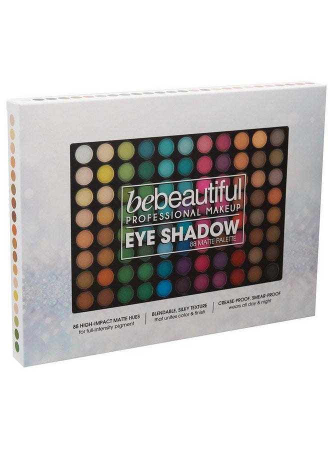 ForPro Professional Collection - Bebeautiful Professional Makeup Eyeshadow Palette With Applicators 88 Color Palette Matte - Image 1