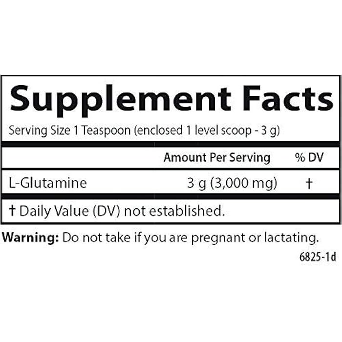 Carlson - L-Glutamine Powder, Free-Form Amino Acid, 3 g, Muscle Tissue Production & Function, Immune Support, 3.53 oz (100 g) - Image 2