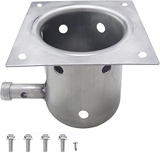 FCCUM Fire Burn Pot Replacement Parts for Traeger Pellet Grill,Compatible with Traeger Grill and Most Pit Boss Grills - Image 1