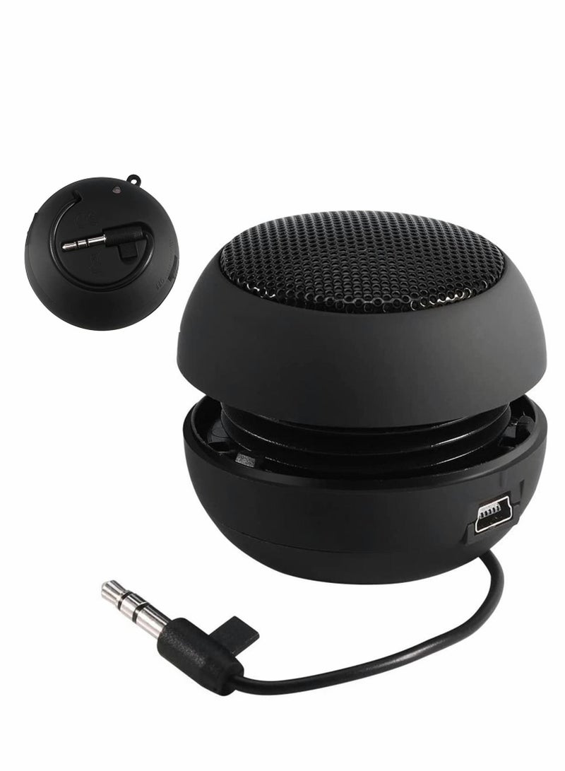 Excefore Mini Speaker, Portable Speaker built-in 3.5mm Aux Audio Jack Plug, HD Stereo Sound Rechargeable Outdoor Speaker for iPad/Smart Phone/Computer  - Image 1
