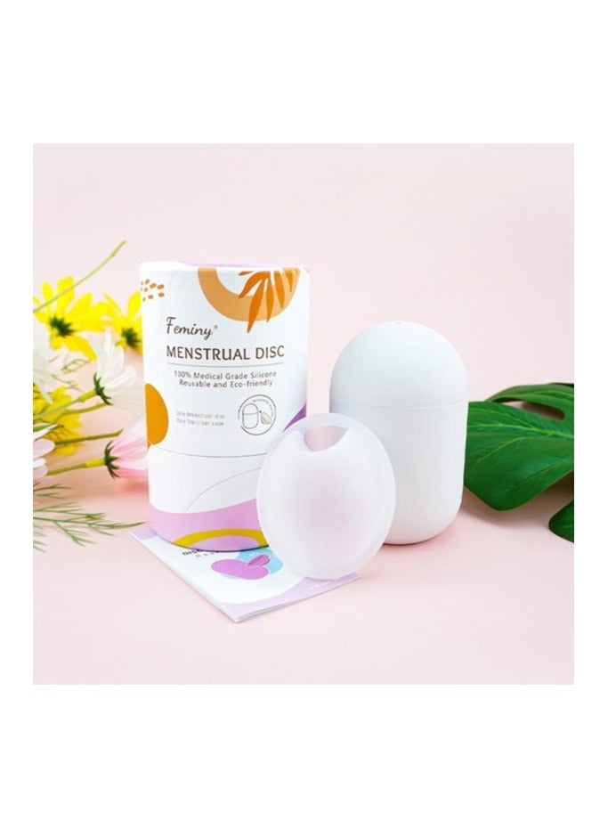 Feminy Menstrual Cup With Silicone Sterilizer Cup Or Cup Holder - Image 1