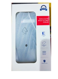 ماركة غير محددة حافظة بطارية لهاتف iPhone 13 mini/12 Mini بسعة 4700 مللي أمبير في الساعة قابلة لإعادة الشحن وبطارية ممتدة  - Image 4