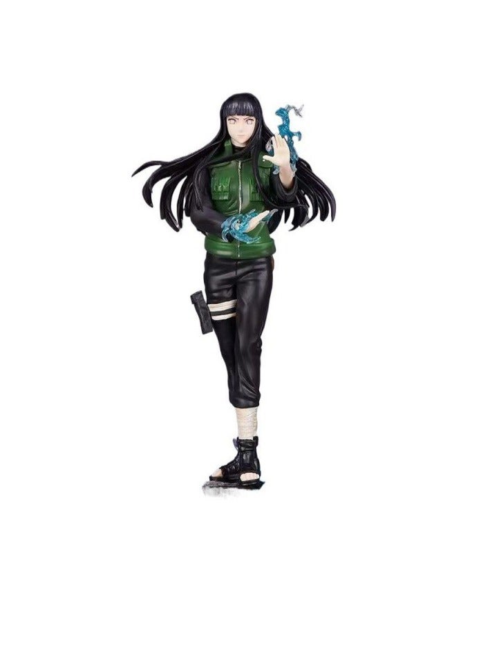 عام موجة عملاقة هيناتا ، إله باب ناروتو هيناتا ، نموذج فتاة جميلة تلعب زخرفة نموذج أنيمي الشكل ، هدية للجماهير والأصدقاء (34 سم) - Image 1