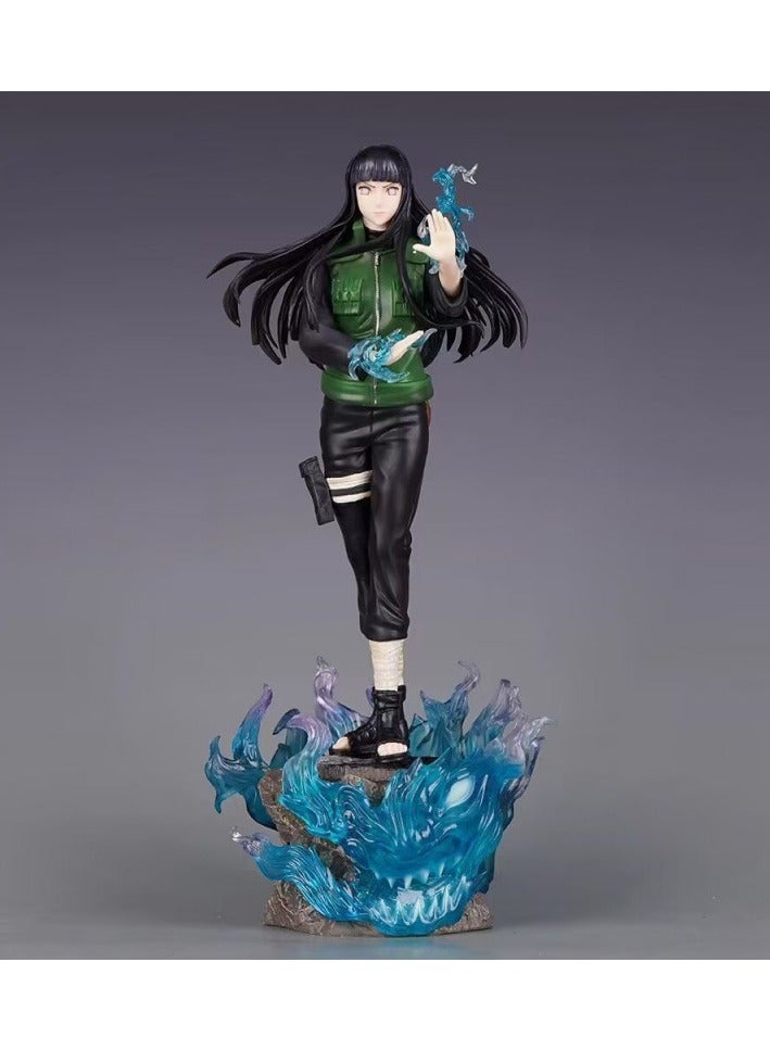 عام موجة عملاقة هيناتا ، إله باب ناروتو هيناتا ، نموذج فتاة جميلة تلعب زخرفة نموذج أنيمي الشكل ، هدية للجماهير والأصدقاء (34 سم) - Image 2