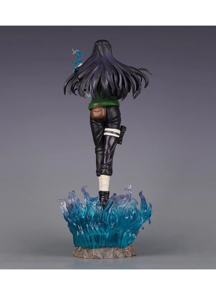 عام موجة عملاقة هيناتا ، إله باب ناروتو هيناتا ، نموذج فتاة جميلة تلعب زخرفة نموذج أنيمي الشكل ، هدية للجماهير والأصدقاء (34 سم) - Image 3