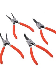 LAWAZIM Circlip Plier Set 4 Piece 7 Inch | Pliers Set Heavy Duty ...