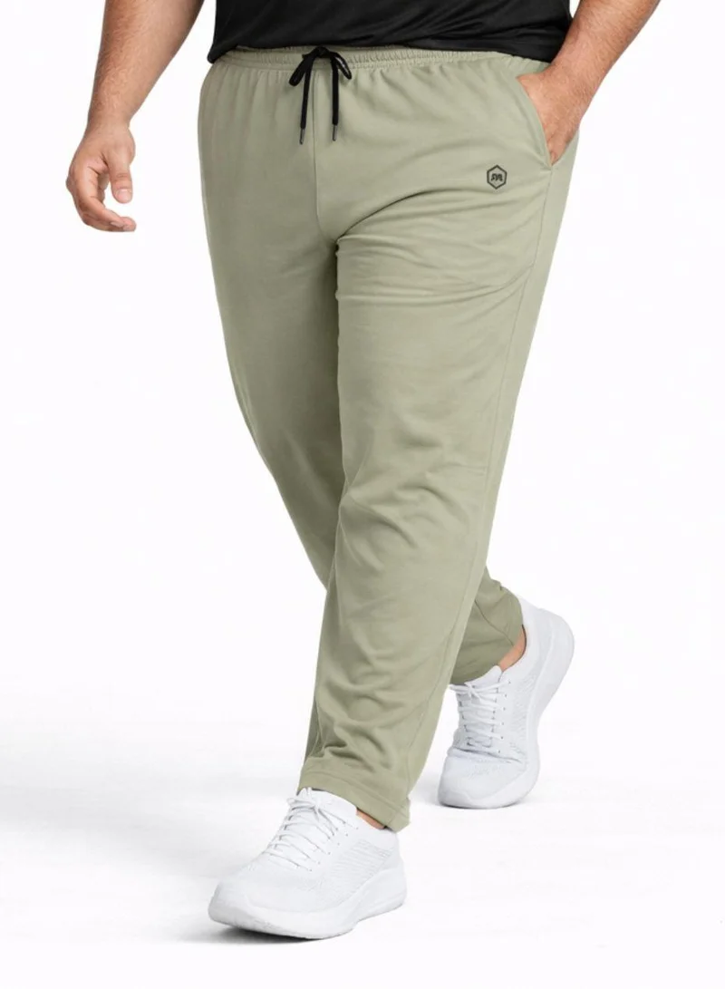 Prima Ace Plus Size Men's Workout Joggers for Gym Olive Green