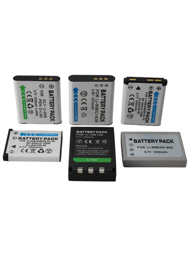 Generic - For Olympus LI-10B 20B 30B 40B 50B 60B 70B 80B 90B Camera Battery-Standard Capacity:LI-80B(NP900) - Image 1