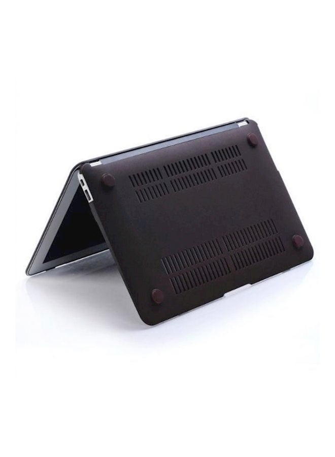 NIBEMINENT Rubberized Matte Case Cover For Apple Macbook Air 13/13.3 Inch Black - Image 2