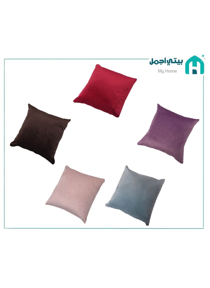 My Home - Sofa Cushion Velvet Super Comfortable 40x40 cm Grey - Image 1