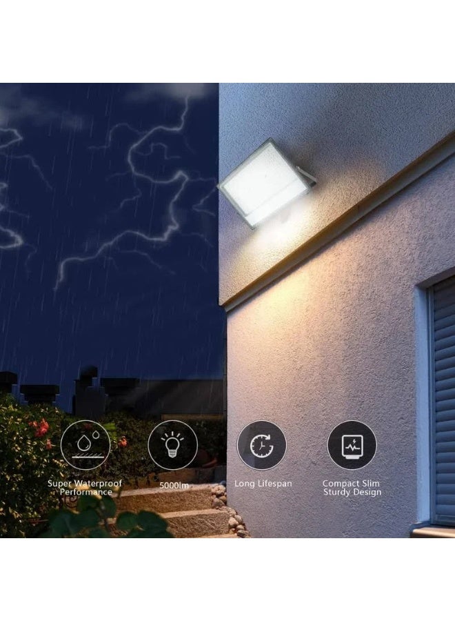 كشاف LED خارجي 100 واط، مقاوم للماء IP65، ضوء أمان فائق السطوع 10000 لومن - Image 3