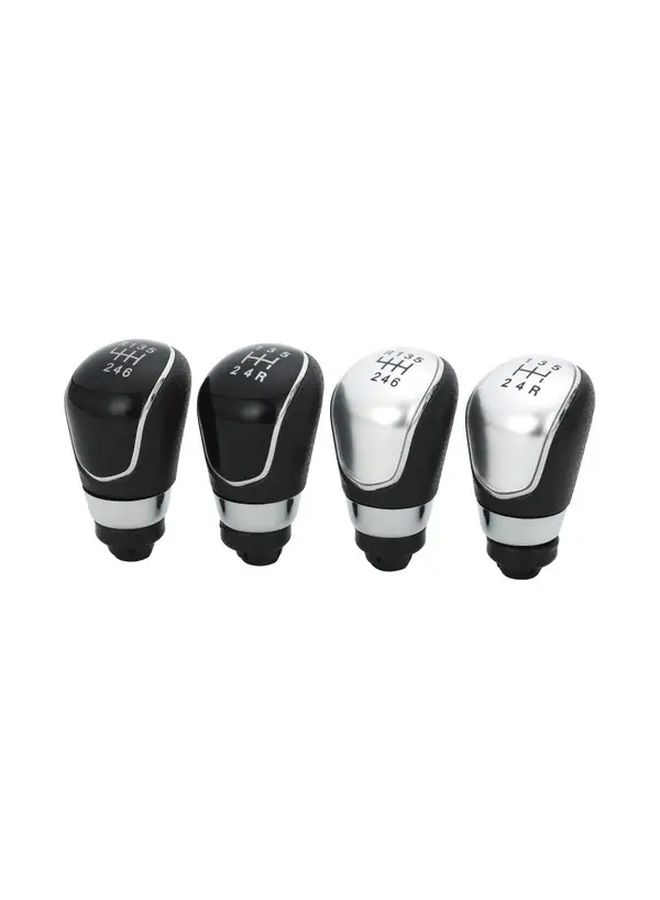 Silvery 6 Speed Gear Shift Knob For Ford Fiesta Focus C Max Kuga S Max - Image 3