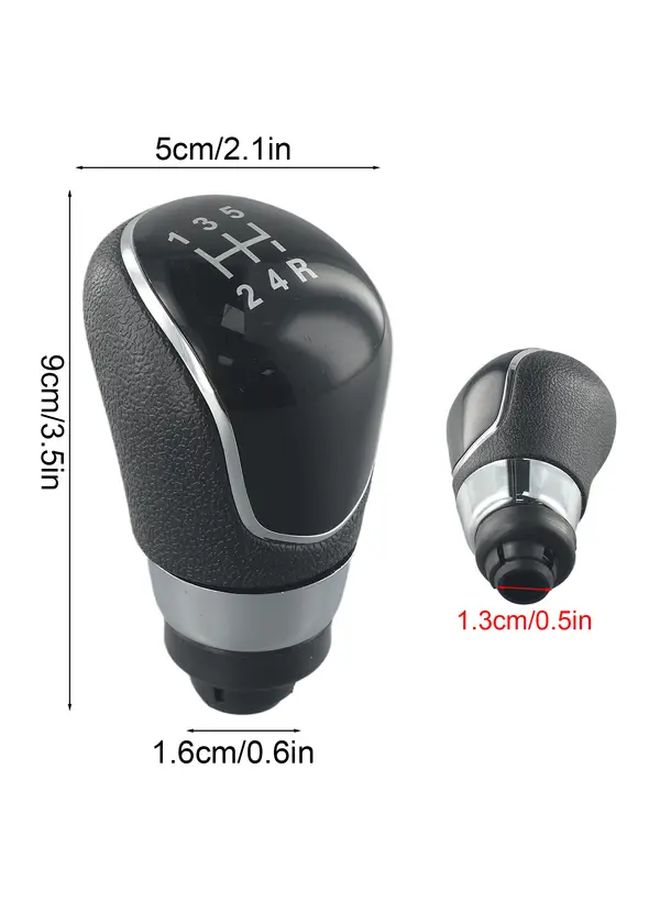 Silvery 6 Speed Gear Shift Knob For Ford Fiesta Focus C Max Kuga S Max - Image 2