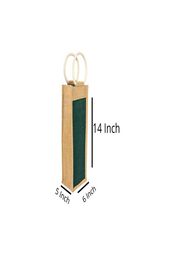 Handmakers Natural Jute HandBag and Jute Bottle bag combo Pack - Image 5