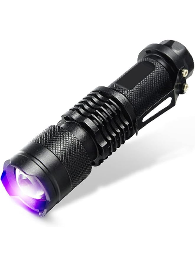 KASTWAVE UV Flashlight Black Light 365nm 5W Ultraviolet Blacklight Detector for Dog Urine Pet Stains and Bed Bug Black - Image 1