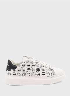 Karl Lagerfeld Kapri Mens Twin Graffiti Lace Up Sneakers  - Image 1
