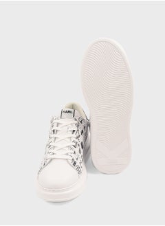 Karl Lagerfeld Kapri Mens Twin Graffiti Lace Up Sneakers  - Image 5