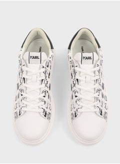 Karl Lagerfeld Kapri Mens Twin Graffiti Lace Up Sneakers  - Image 4
