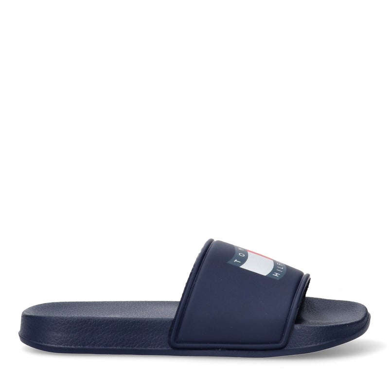 TOMMY HILFIGER Youth Damian Logo Pool Slides - Image 1